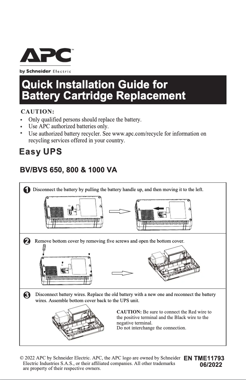 Image de la première page du manuel de l'appareil APCRBCV210