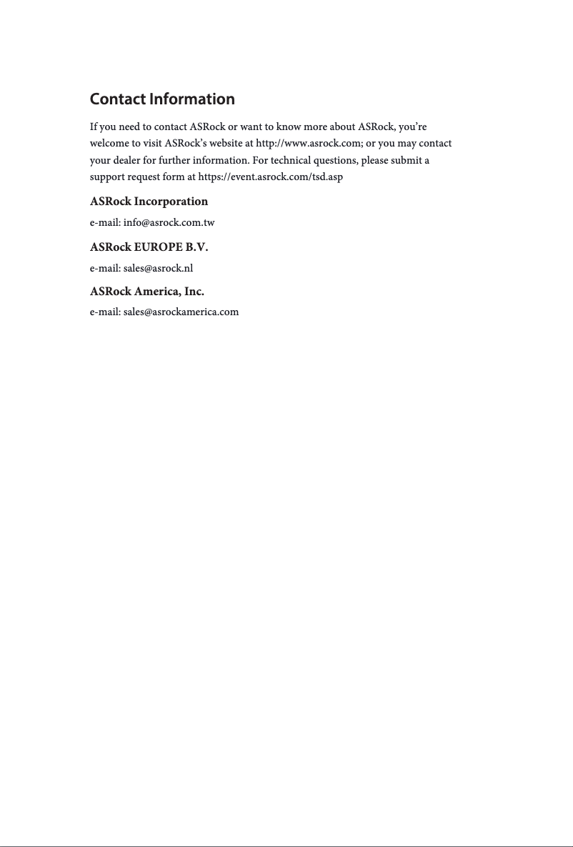 Page n°1 - Manuel utilisateur Asrock J4025B-ITX