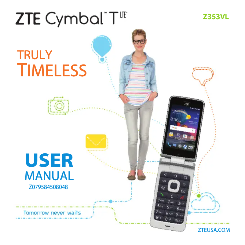 Page n°1 - Manuel utilisateur ZTE Cymbal T LTE