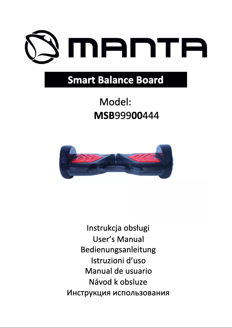 Page 1 de la notice Manuel utilisateur Manta MSB9004