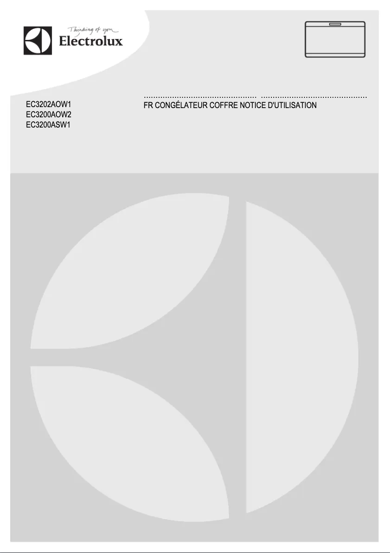 Page 1 de la notice Manuel utilisateur Electrolux EC3202AOW1