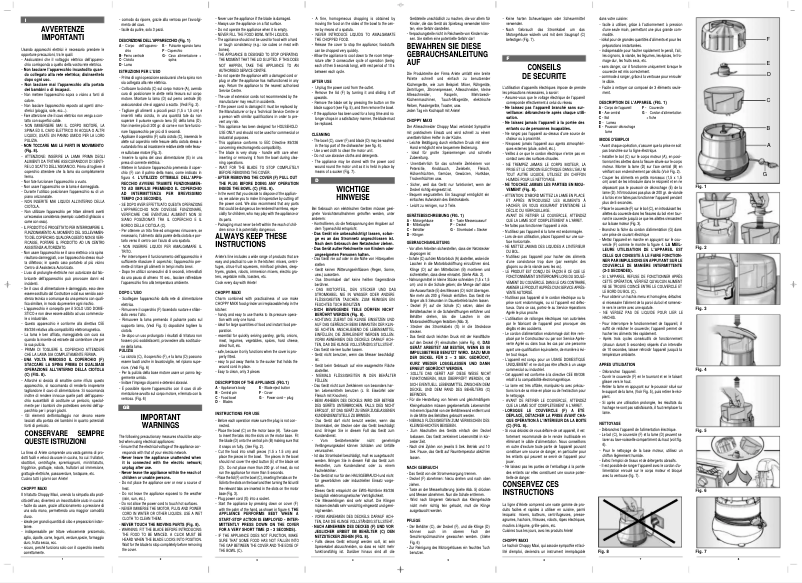 Image de la première page du manuel de l'appareil 1821