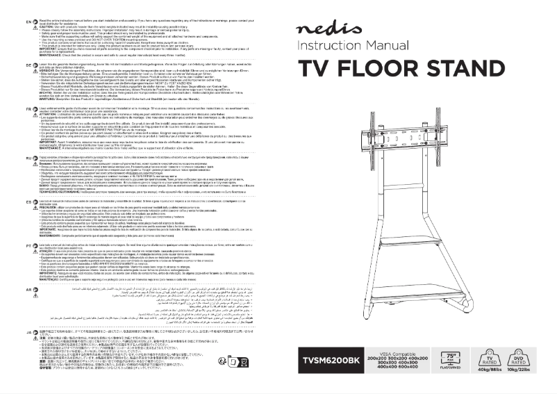 Page n°1 - Manuel utilisateur Nedis TVSM6200BK