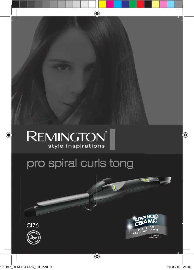 Page 1 de la notice Manuel utilisateur Remington Ci76