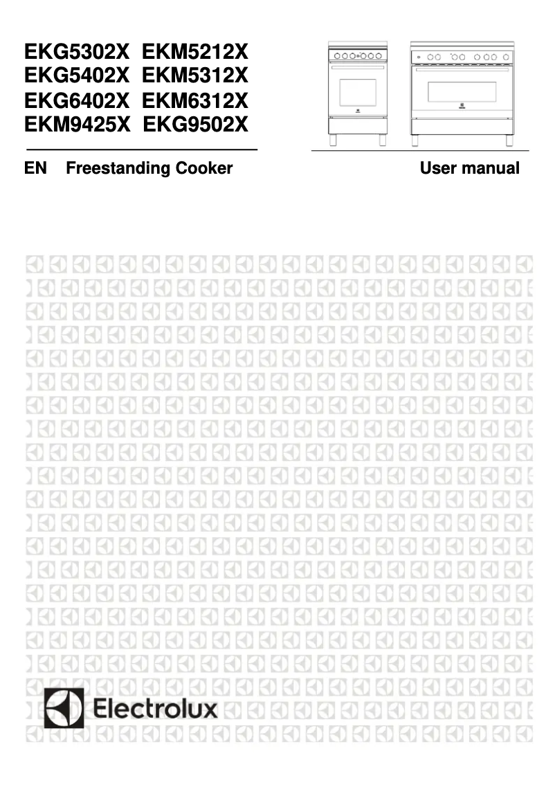 Page n°1 - Manuel utilisateur Electrolux EKG9502X