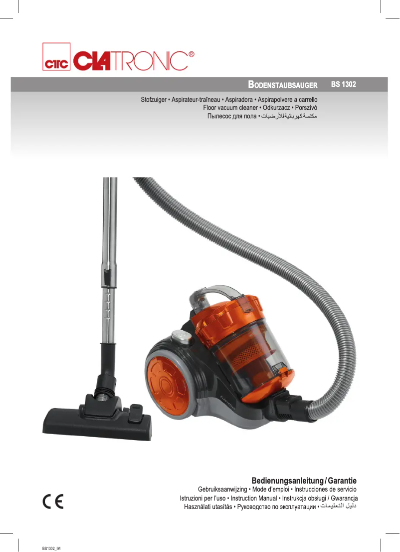 Image de la première page du manuel de l'appareil BS 1302 N