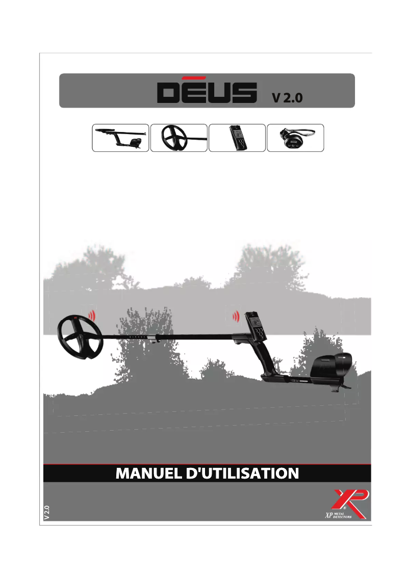 Page 1 de la notice Manuel utilisateur XP Deus 2.0