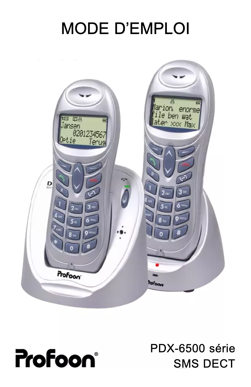 Imagen de la primera página del manual del dispositivo PDX-6500