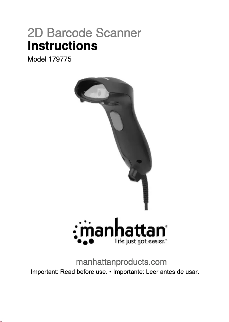 Page n°1 - Manuel utilisateur Manhattan 179775
