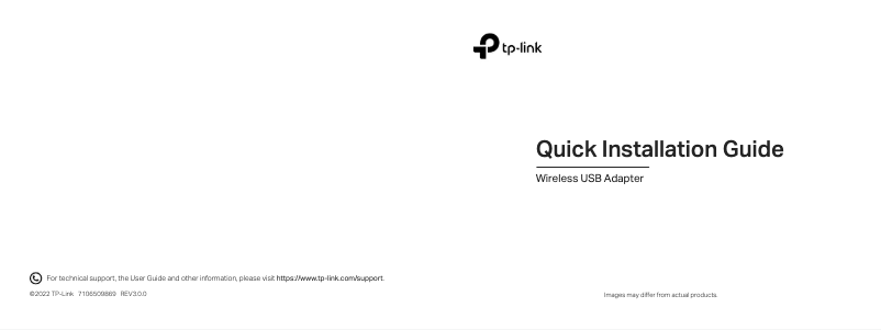 Page 1 de la notice Guide d'installation TP-Link Archer T4UHP