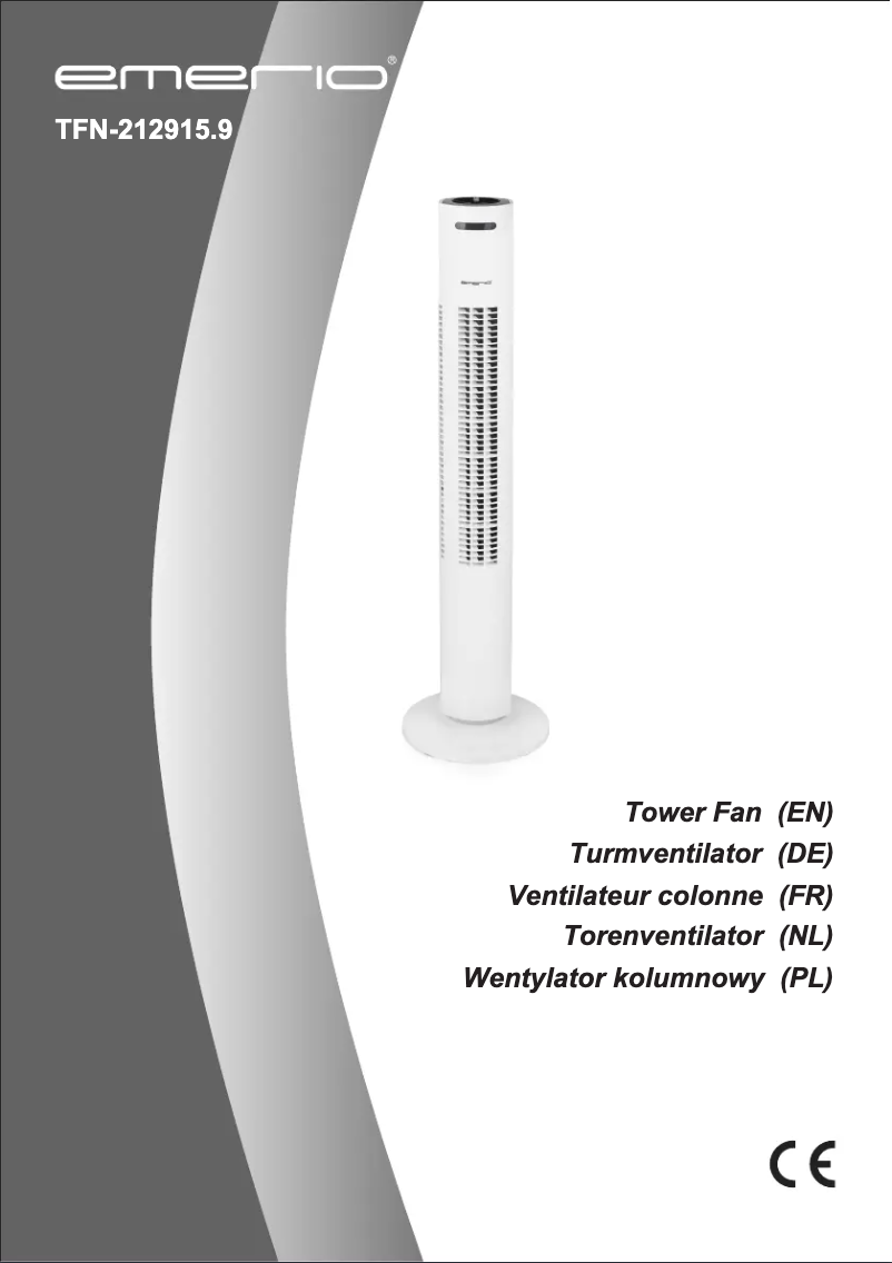 Page 1 de la notice Manuel utilisateur Emerio TFN-212915.9