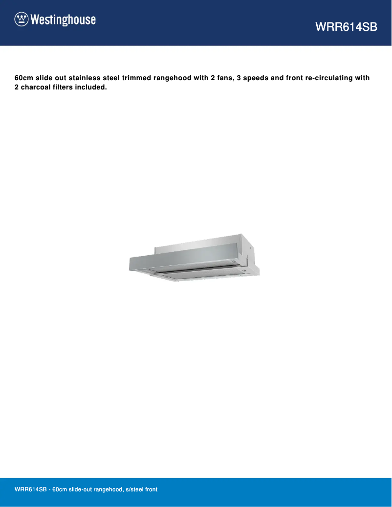 Image de la première page du manuel de l'appareil WRR614SB