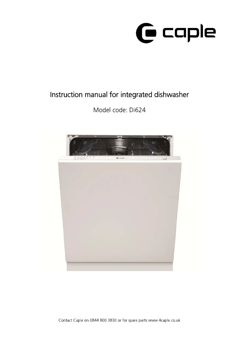 Página 1 del manual Manual de usuario Caple Di624