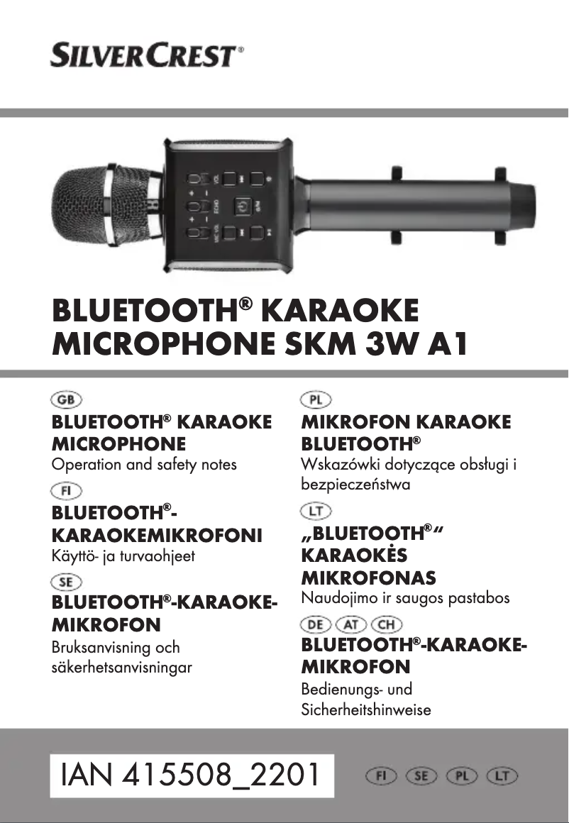 Página 1 del manual Manual de usuario SilverCrest SKM 3W A1