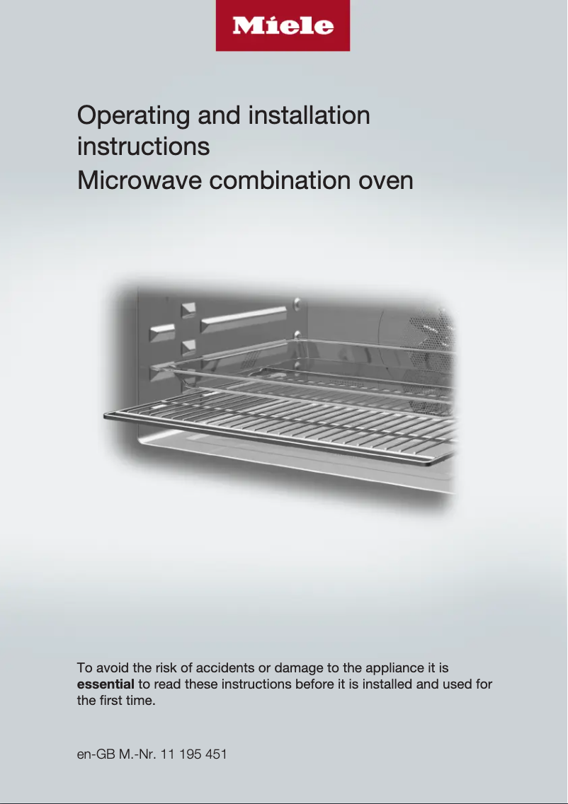 Page 1 de la notice Guide d'installation Miele H 7240 BM