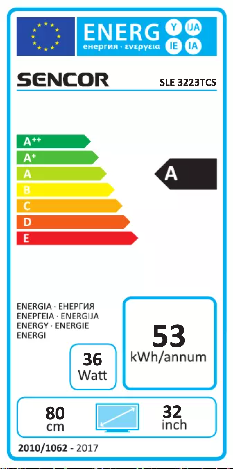 Image de la première page du manuel de l'appareil SLE 3223TCS