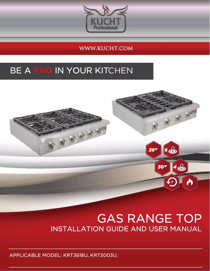 Page n°1 - Manuel utilisateur Kucht KRT361GU