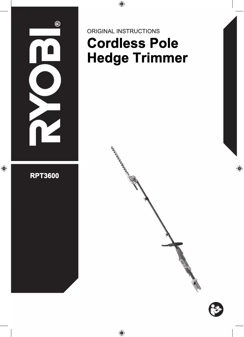 Page 1 de la notice Manuel utilisateur RYOBI RPT3600