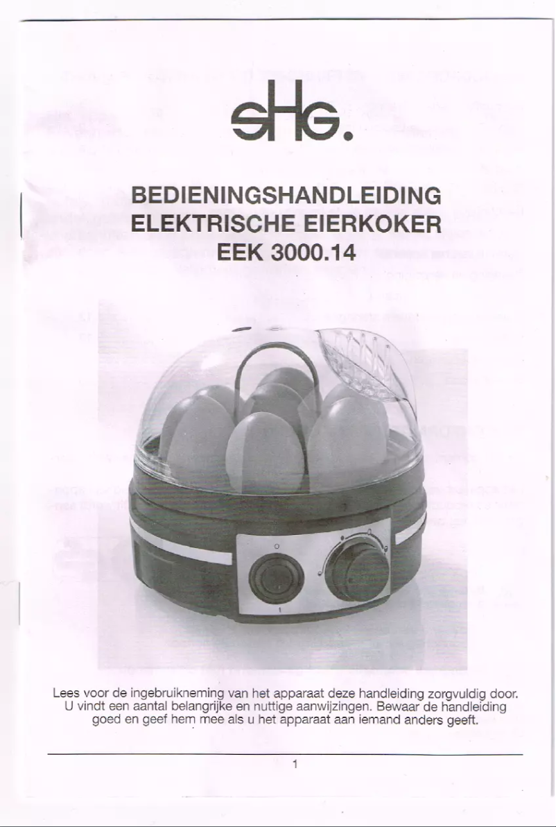 Image de la première page du manuel de l'appareil EEK 3000.14