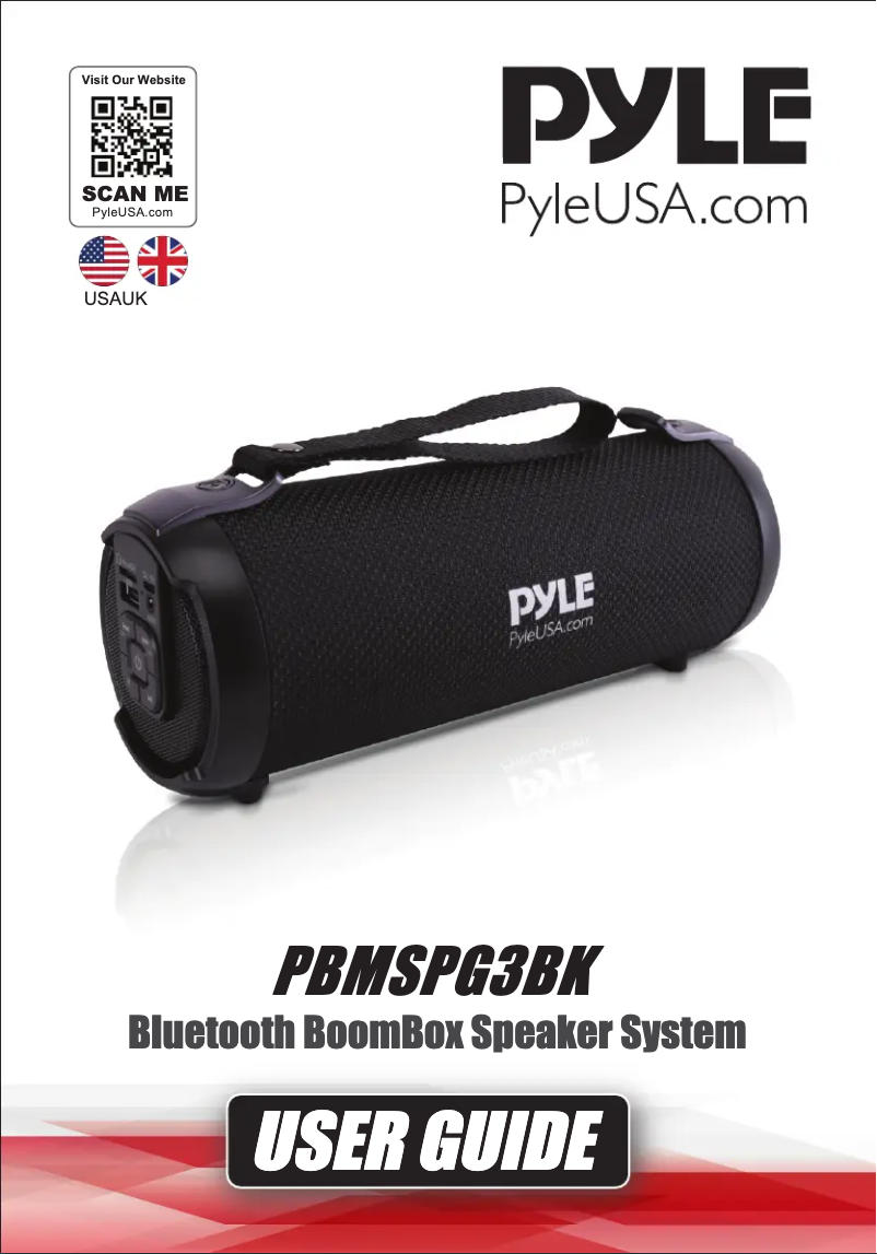 Page n°1 - Manuel utilisateur Pyle PBMSPG3BK