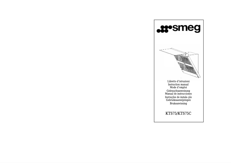 Page n°1 - Manuel utilisateur Smeg KTS75AC