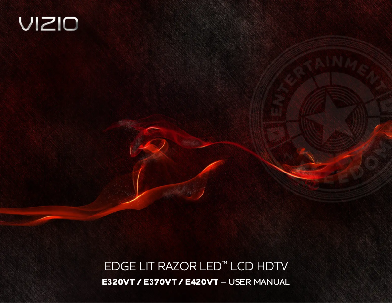 Página 1 del manual Manual de usuario VIZIO E420VT