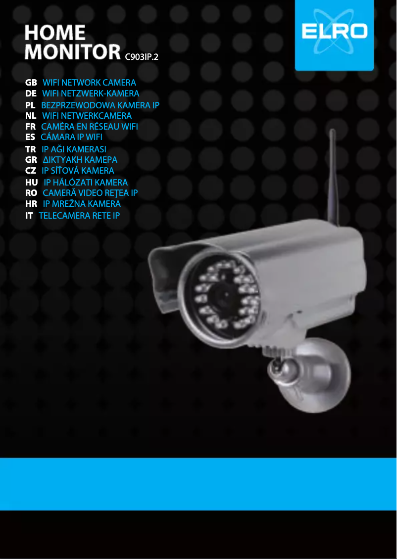 Page n°1 - Manuel utilisateur Elro C903IP.2