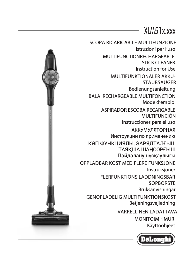 Page 1 de la notice Manuel utilisateur DeLonghi Colombina Evo XLM510.GRG