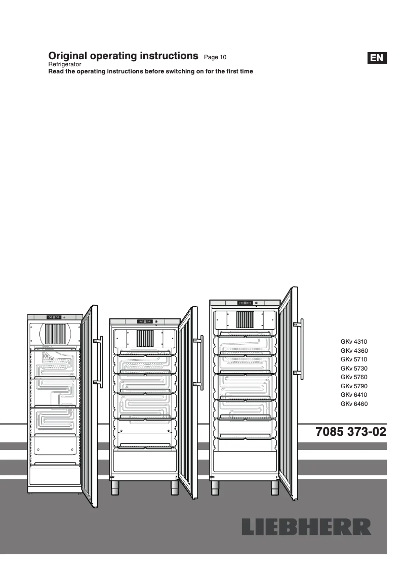 Image de la première page du manuel de l'appareil GKv 5790 Pro