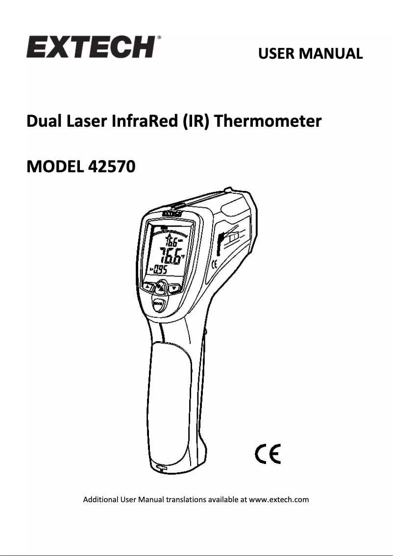 Image de la première page du manuel de l'appareil 42570