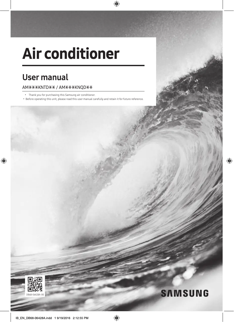 Imagen de la primera página del manual del dispositivo AM071KNQDEH