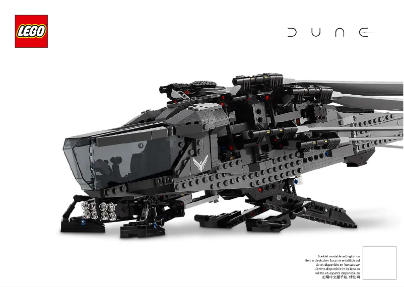 Page 1 de la notice Manuel utilisateur Lego Dune 10327