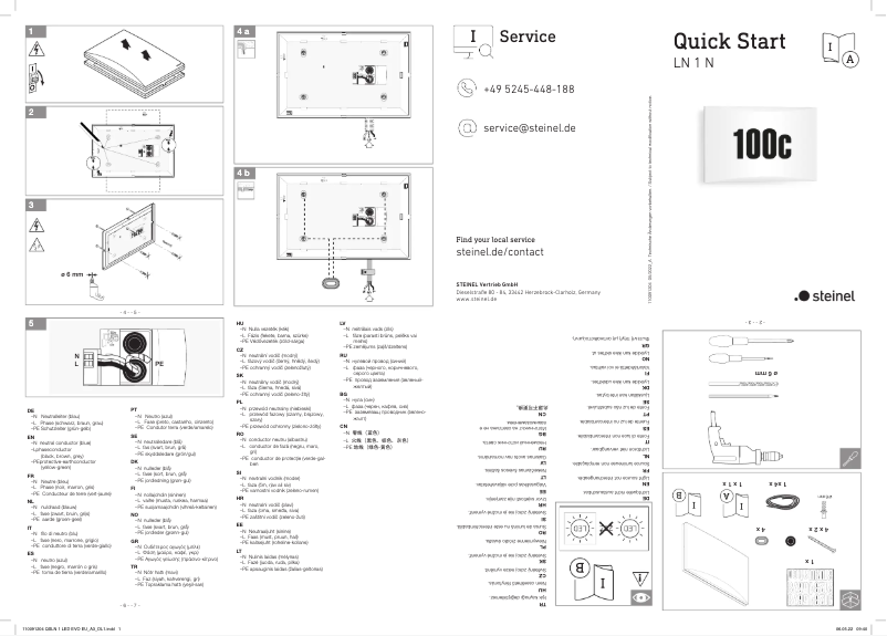 Page n°1 - Guide de démarrage rapide Steinel My LN 1 N