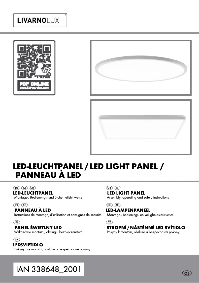 Page n°1 - Manuel utilisateur Livarno Lux 14149606L