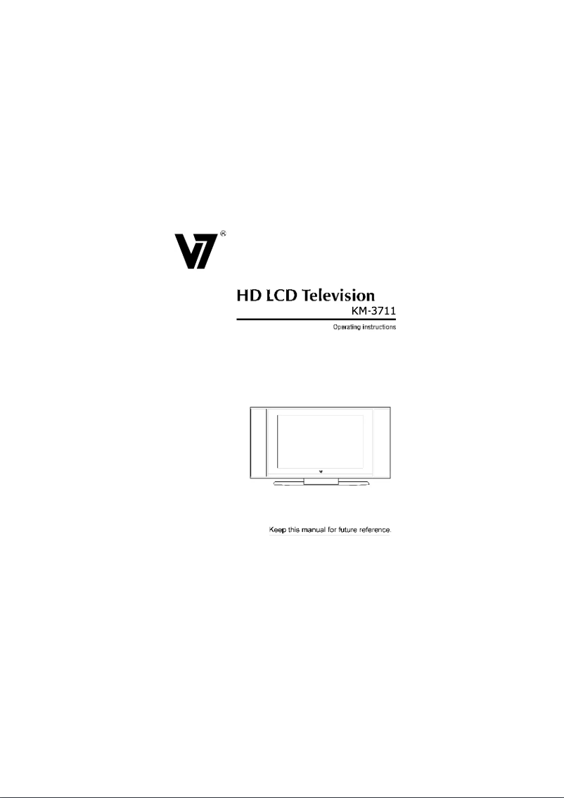 Page 1 de la notice Manuel utilisateur V7 KM-3711