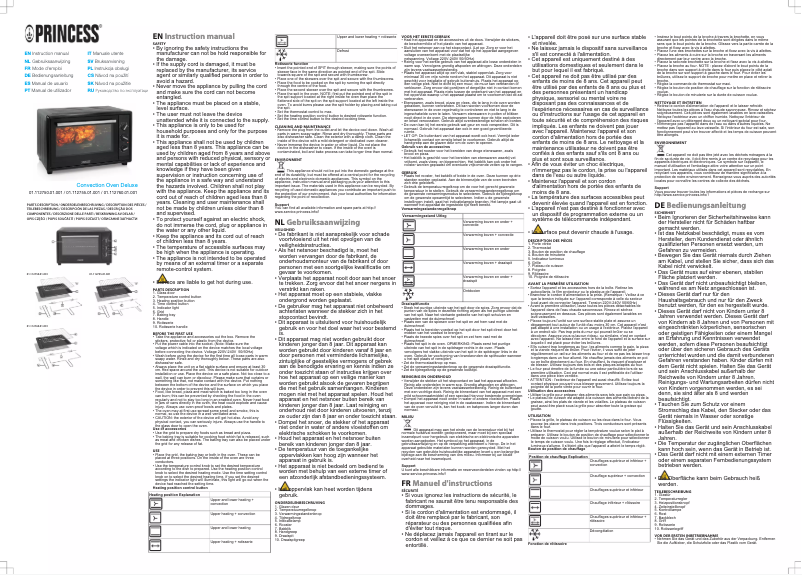 Image de la première page du manuel de l'appareil Convection Oven Deluxe 112755