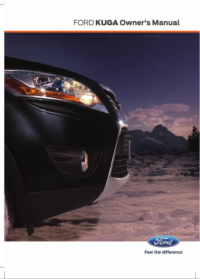 Page 1 de la notice Manuel utilisateur Ford Kuga (2011)