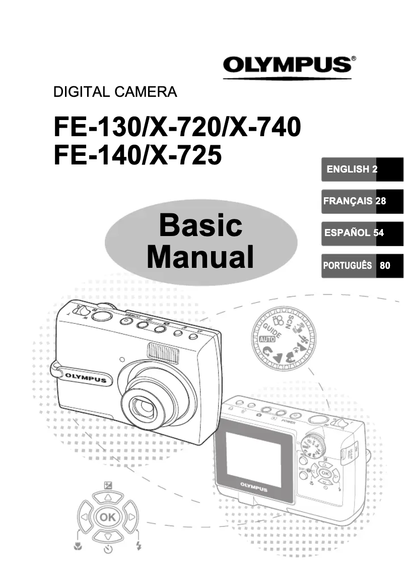 Imagen de la primera página del manual del dispositivo FE-130