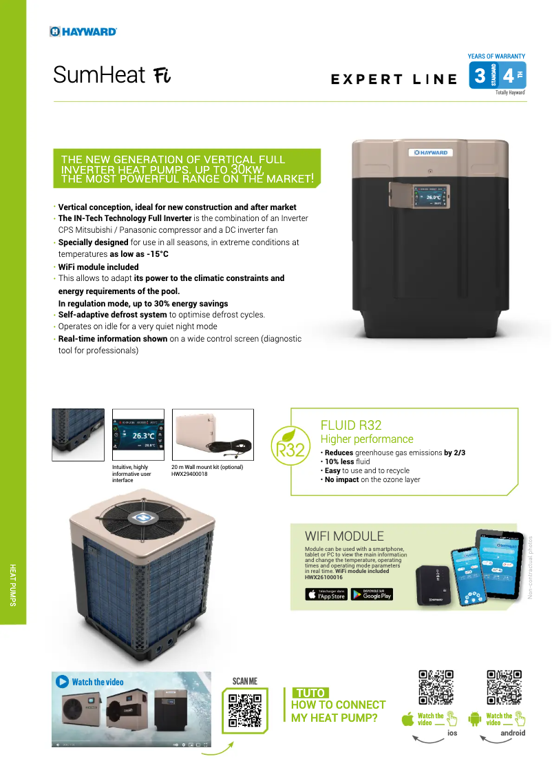 Image de la première page du manuel de l'appareil SumHeat Fi