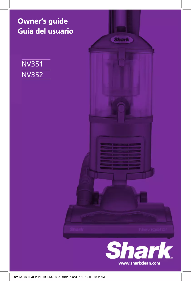 Page 1 de la notice Manuel utilisateur Shark NV352