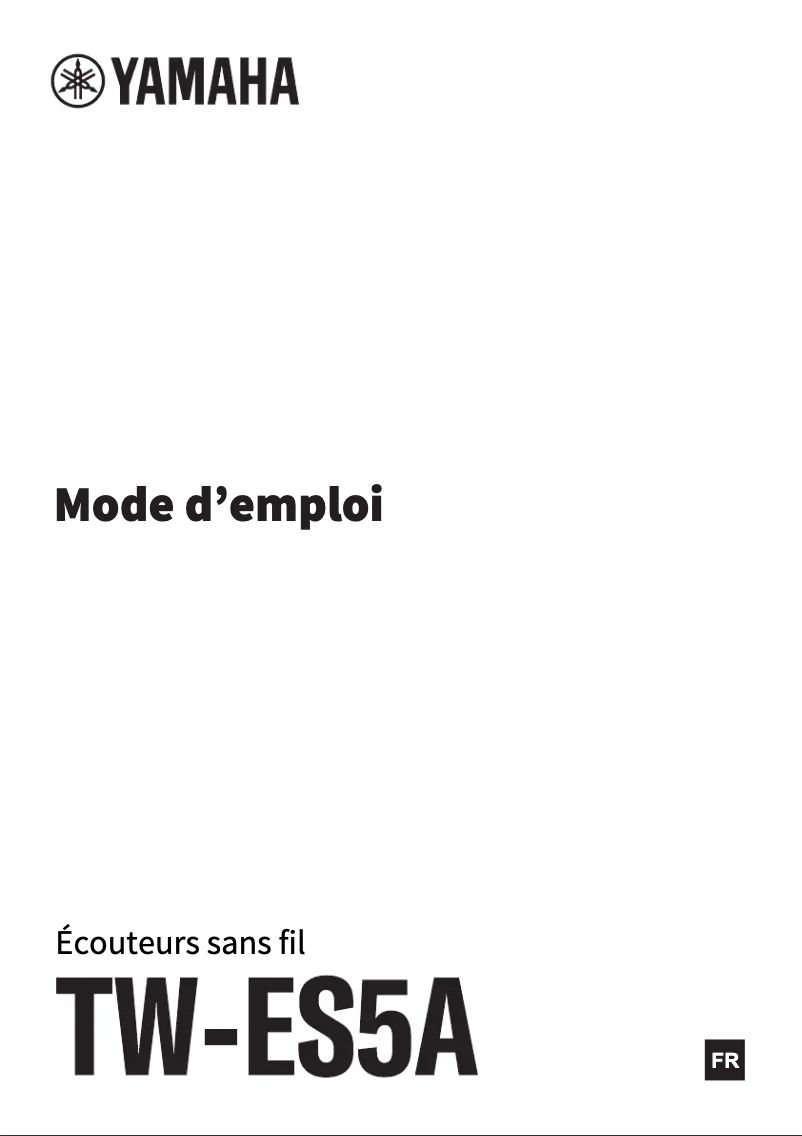 Image de la première page du manuel de l'appareil TW-ES5A