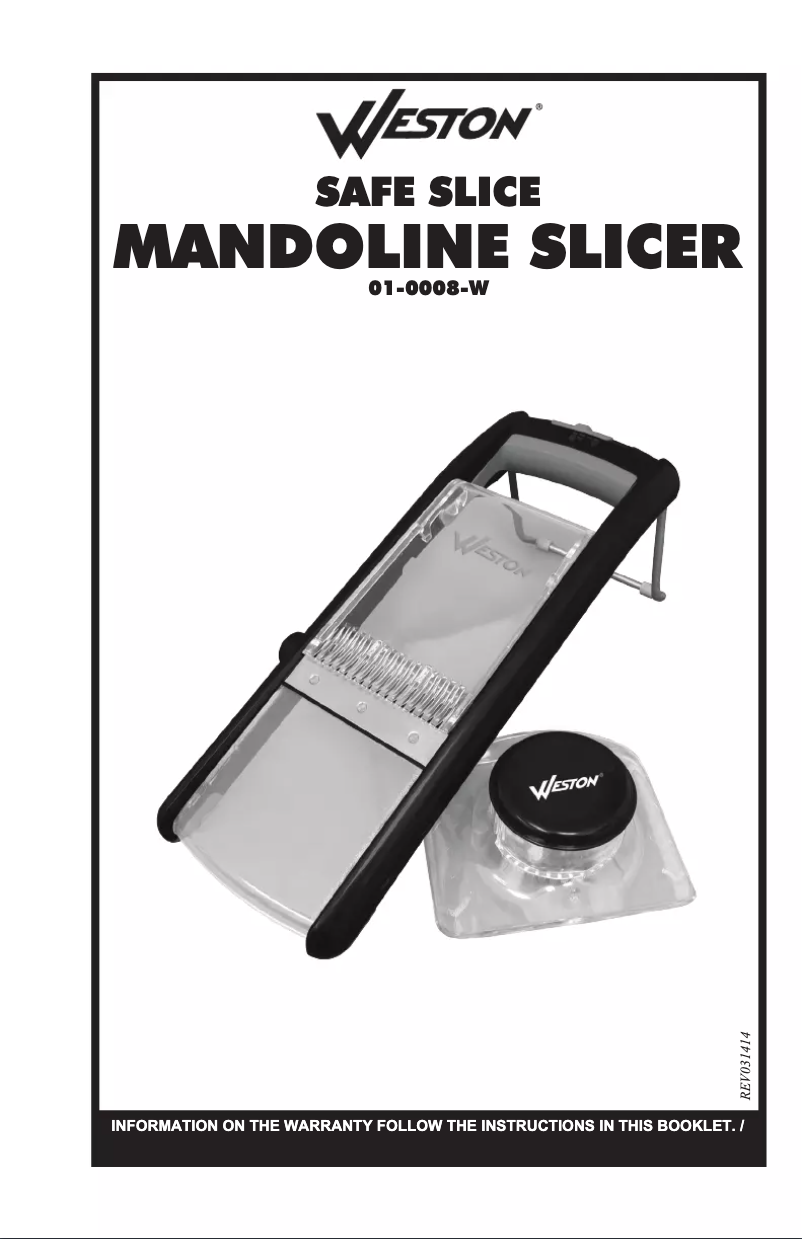 Image de la première page du manuel de l'appareil 01-0008-W