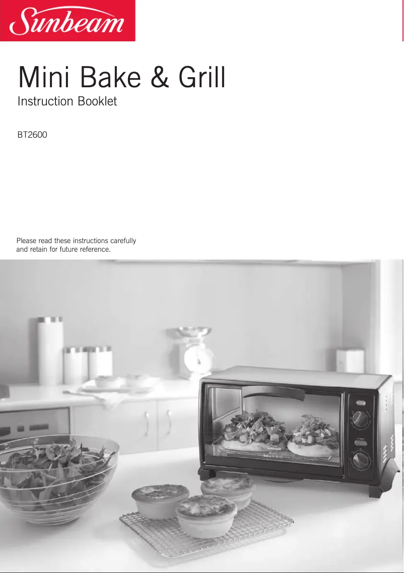 Image de la première page du manuel de l'appareil BT2600