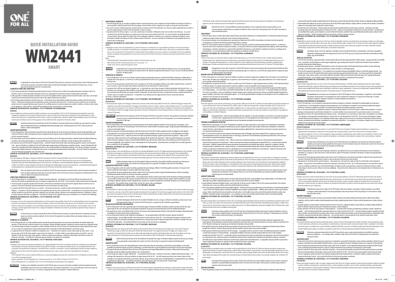 Image de la première page du manuel de l'appareil WM 2441