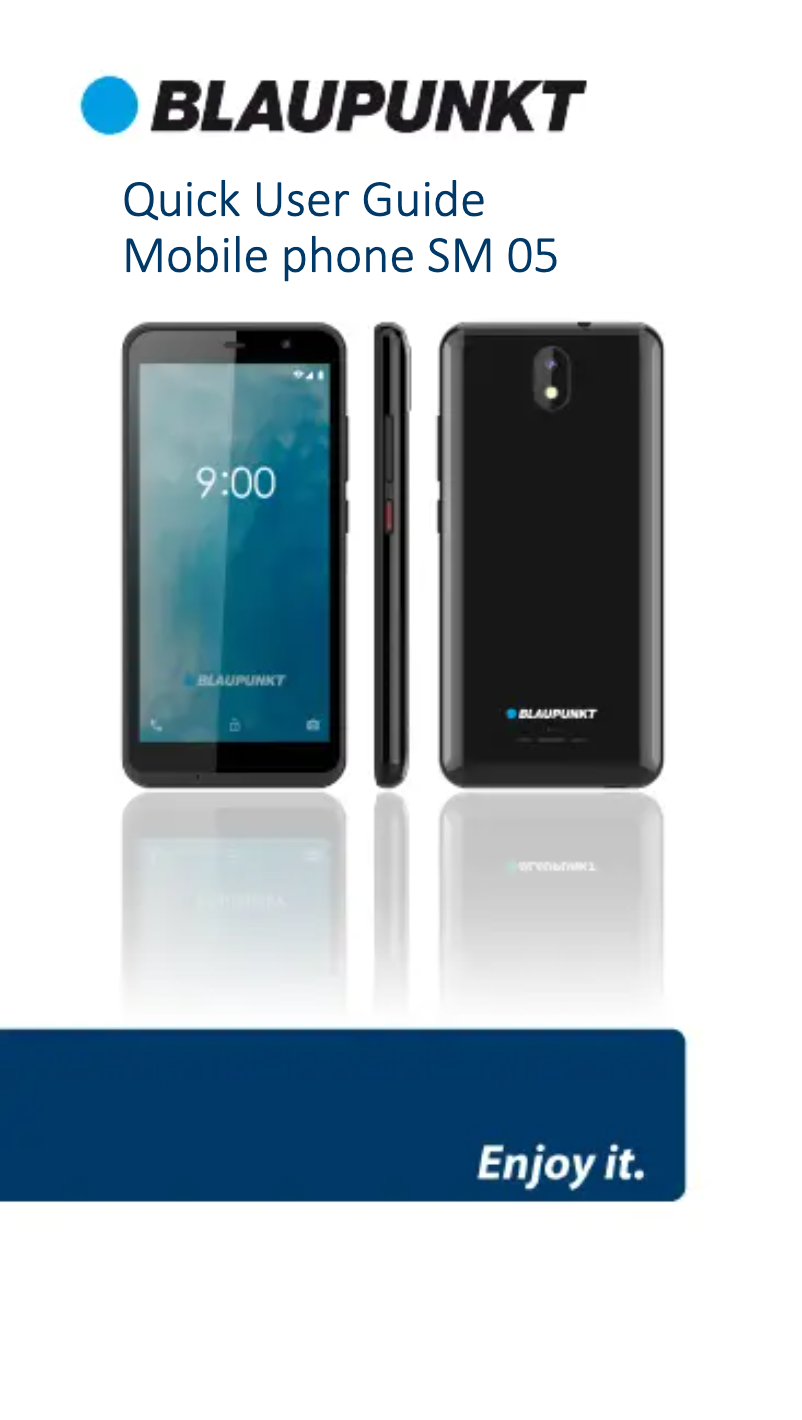 Página 1 del manual Manual de usuario Blaupunkt SM 05