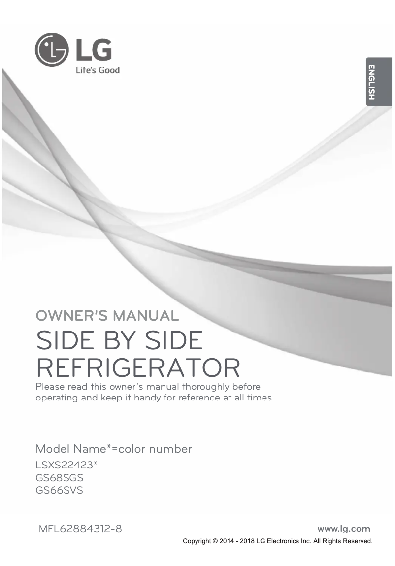 Página 1 del manual Manual de usuario LG LSXS22423B