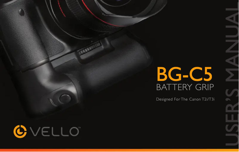 Image de la première page du manuel de l'appareil BG-C5