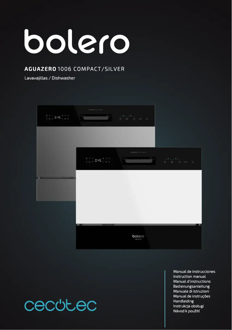 Page 1 de la notice Manuel utilisateur Cecotec Bolero Aguazero 6400