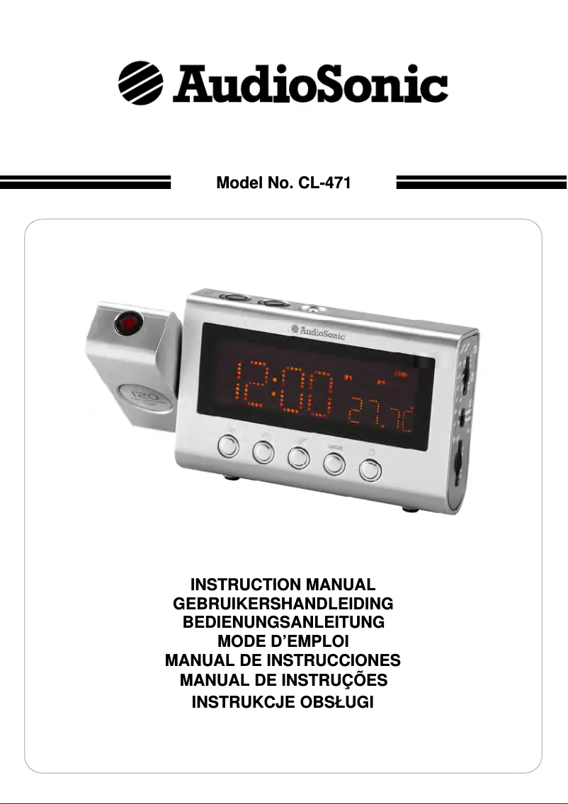 Page 1 de la notice Manuel utilisateur TriStar CL-471