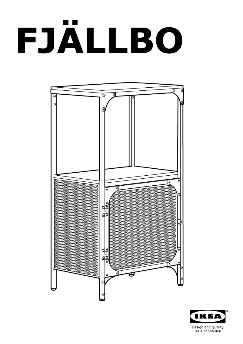 Page 1 de la notice Manuel utilisateur Ikea FJÄLLBO 204.735.93